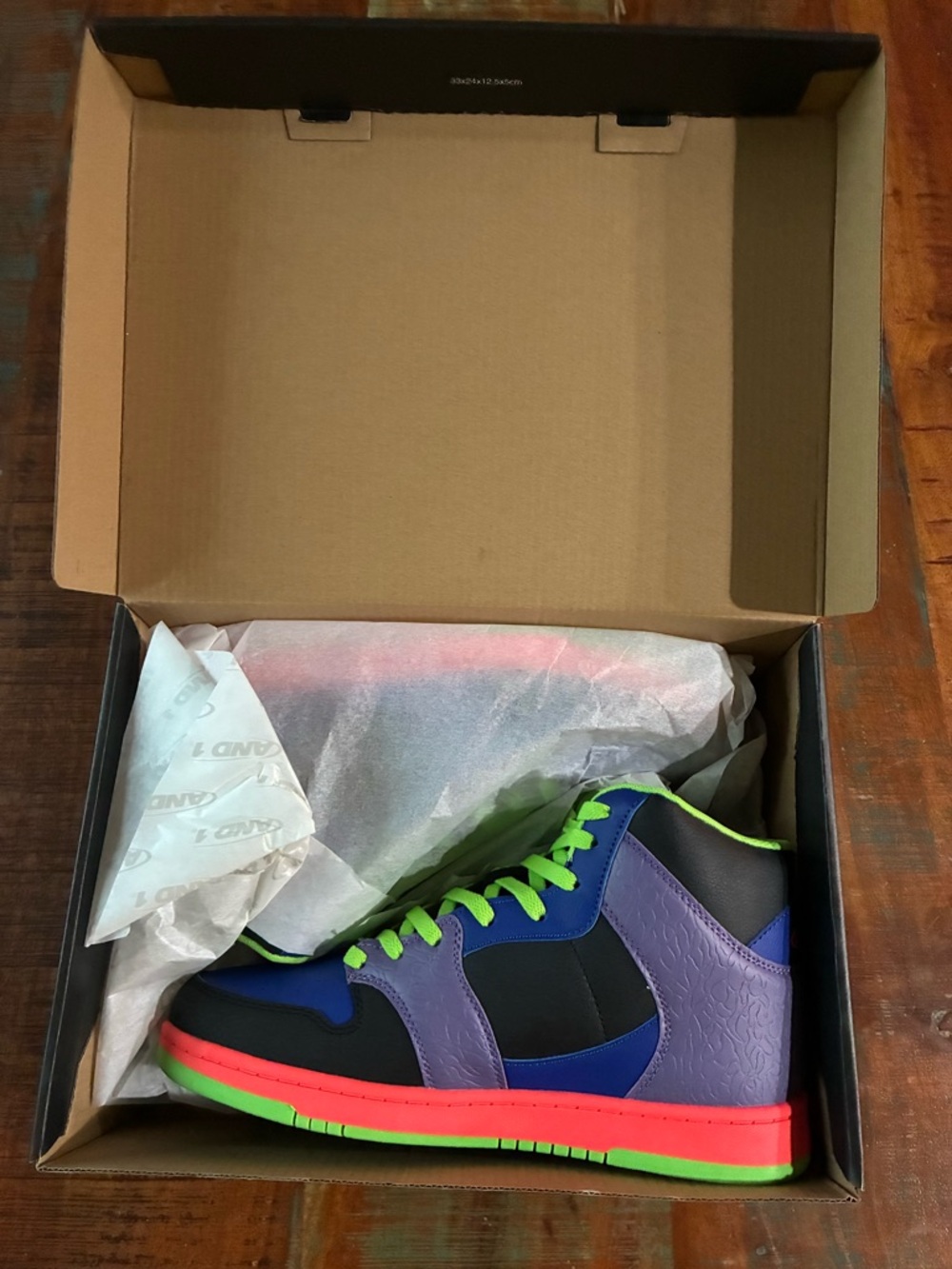 And1 Slam Mid Top Court Shoe Mens 9 Eur 42.5 - Picture 10 of 11